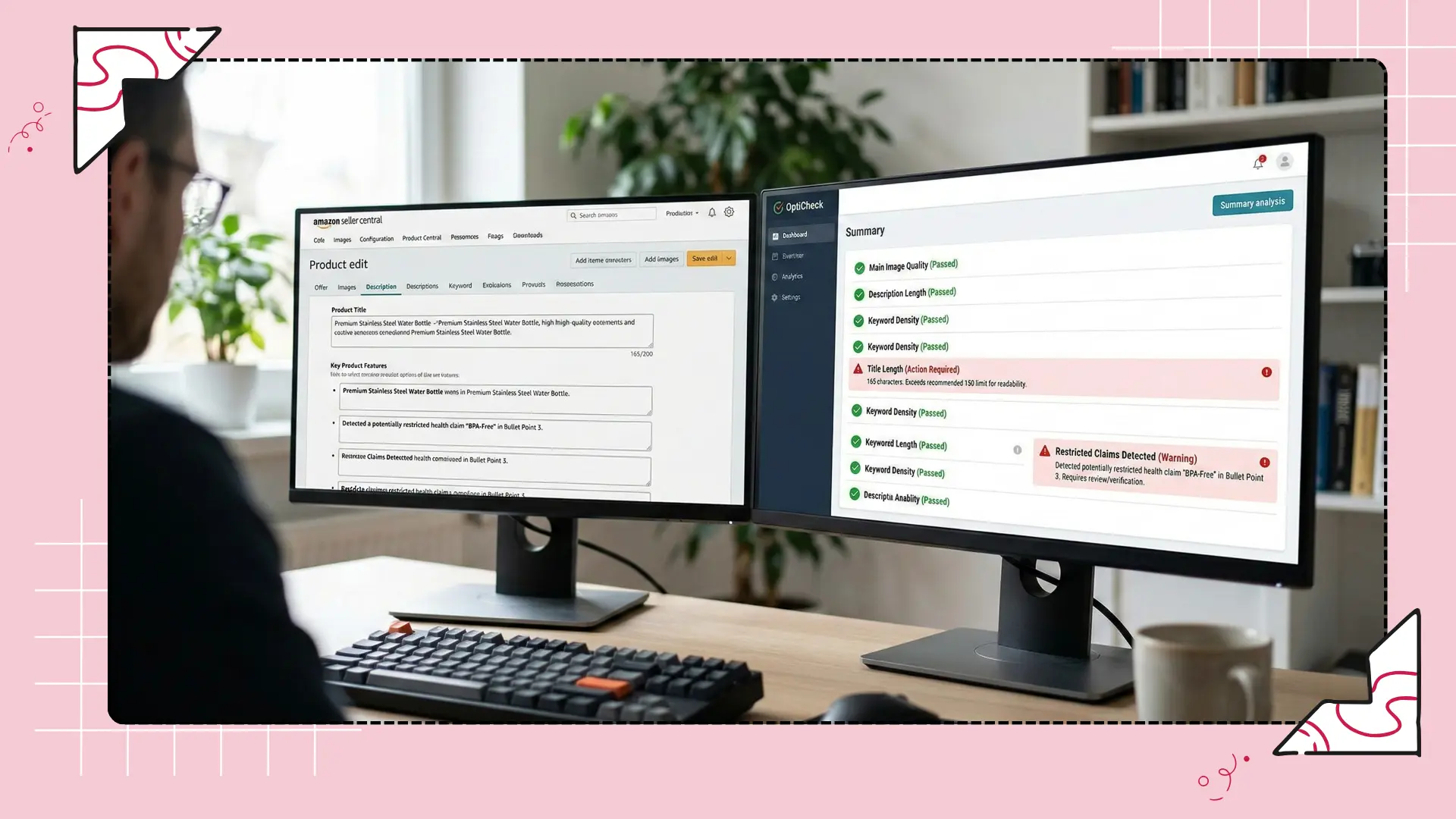 Using seller tools for optimization to catch listing errors and compliance flags before publishing.