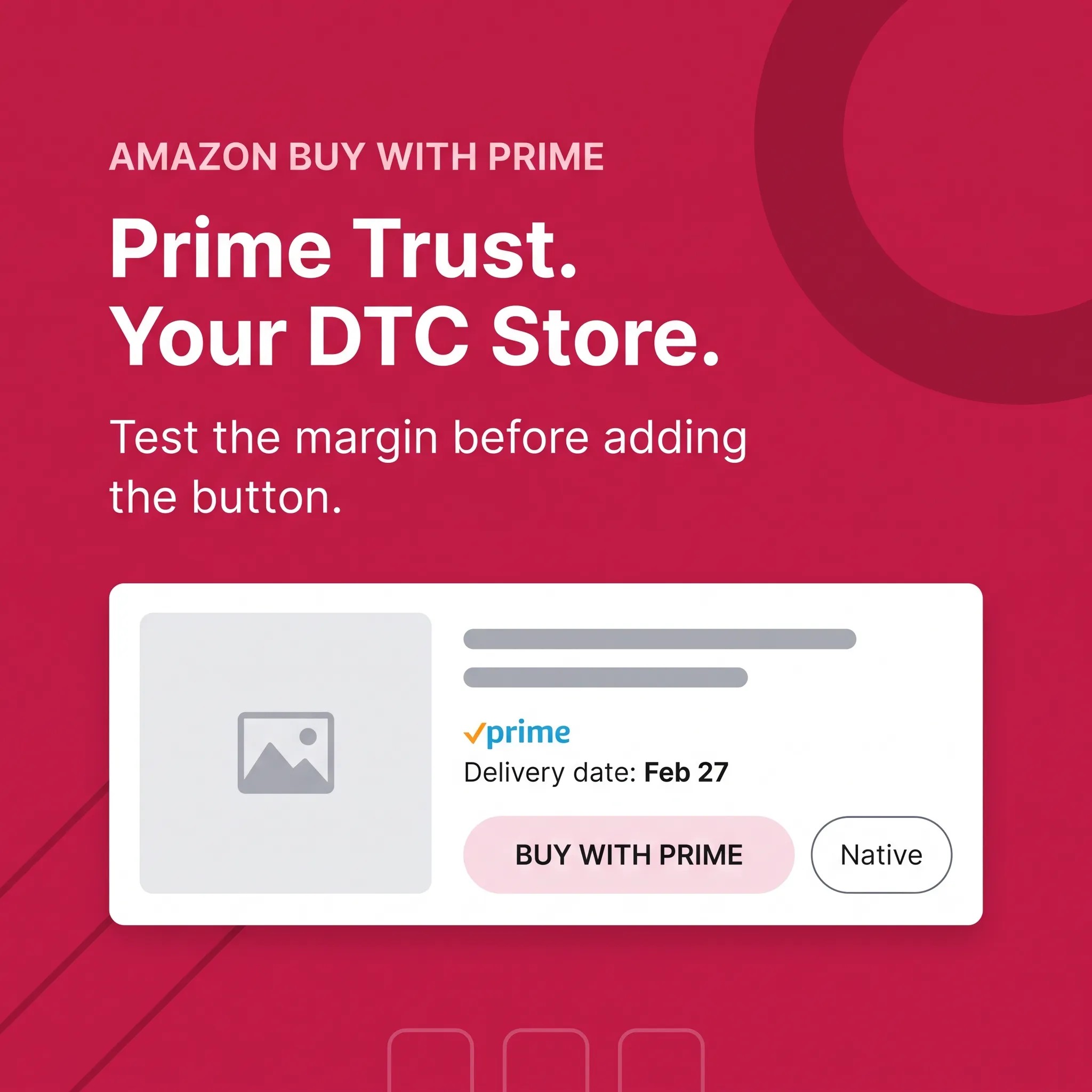 Amazon Buy with Prime: How It Works and When It Is Worth It for a DTC Brand