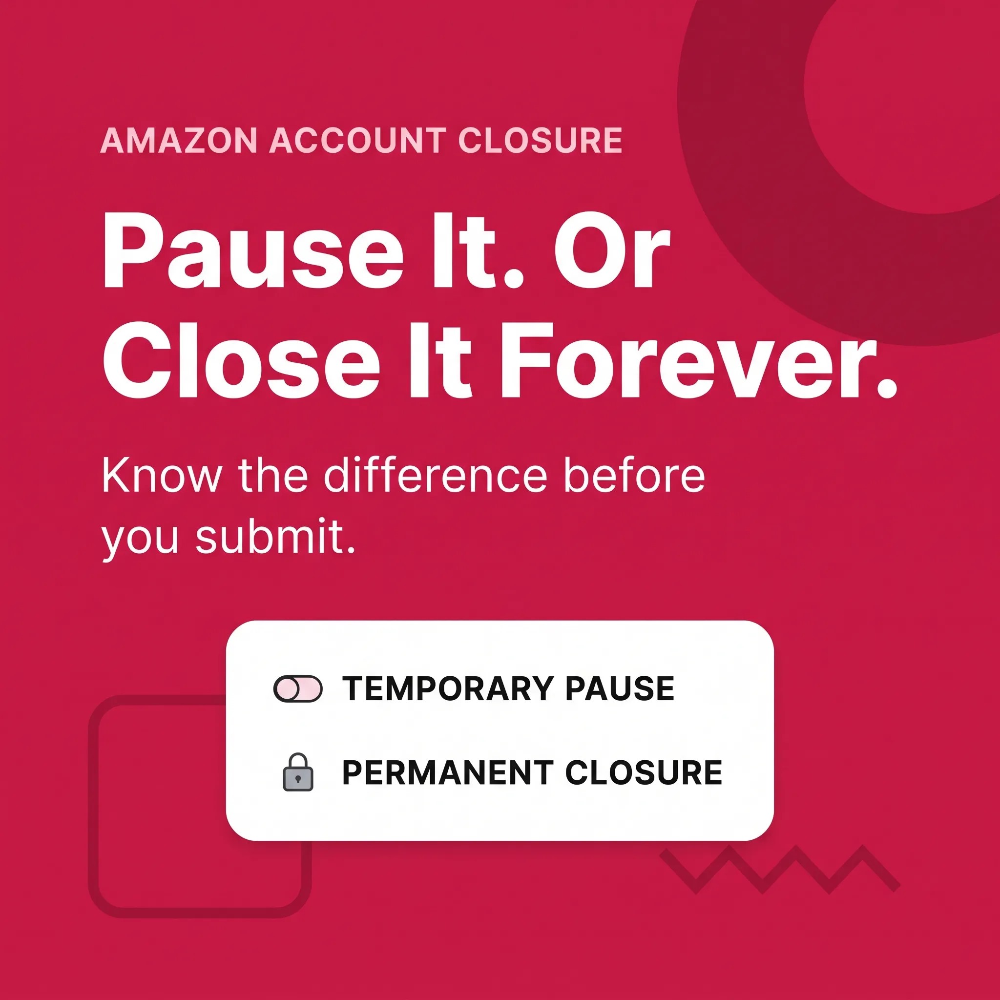 How to Close or Delete an Amazon Seller Account