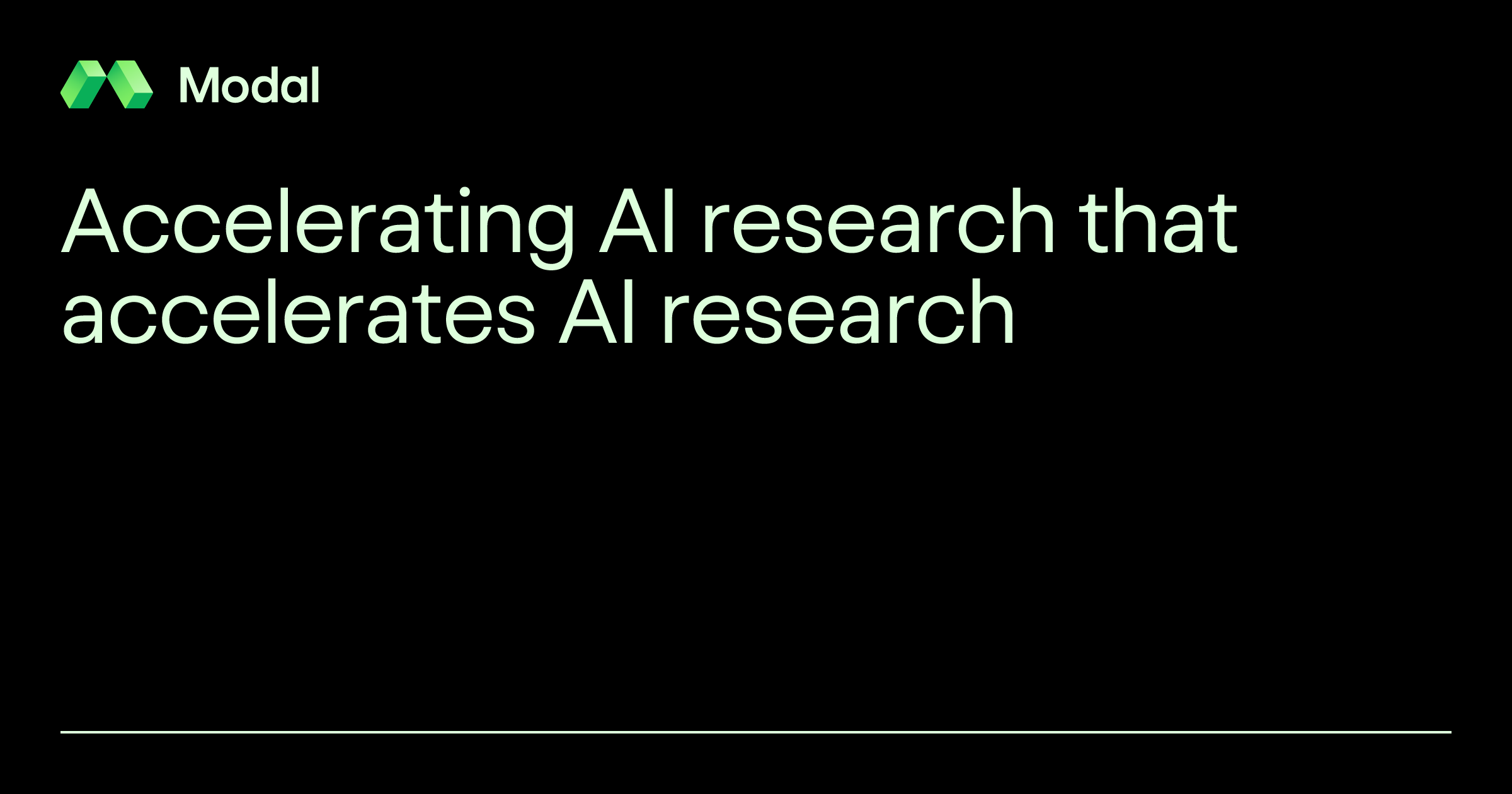 Accelerating AI research that accelerates AI research