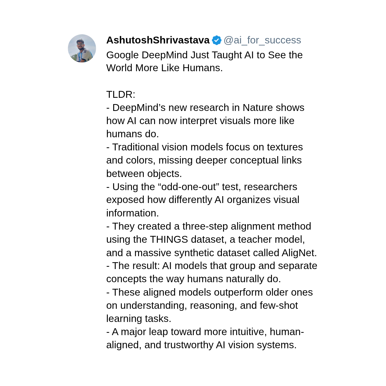 Teaching AI to see like humans