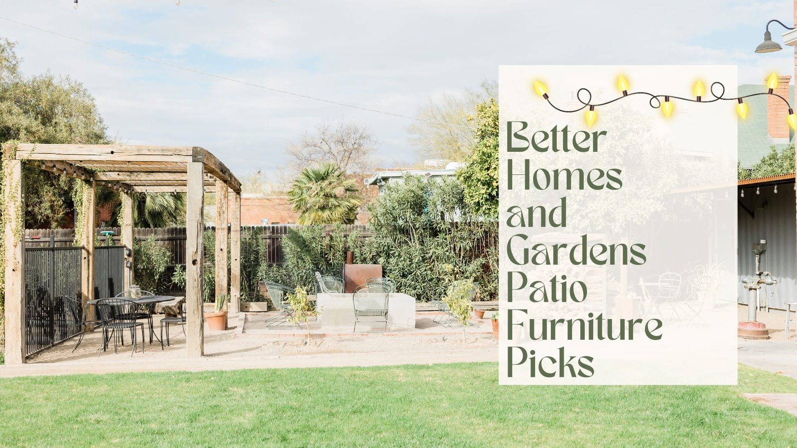 Top 10 Better Homes and Gardens Patio Furniture Picks for a Stylish Outdoor Oasis