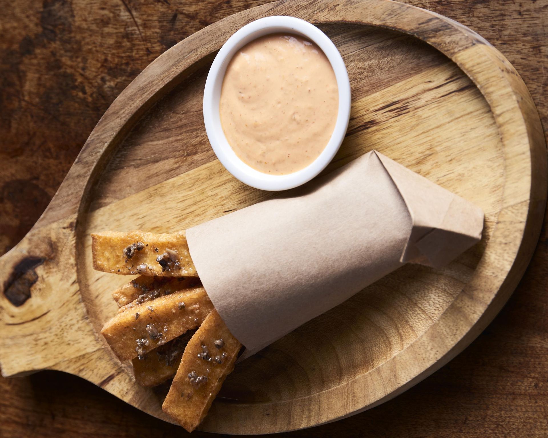 The Bowery truffle polenta fries