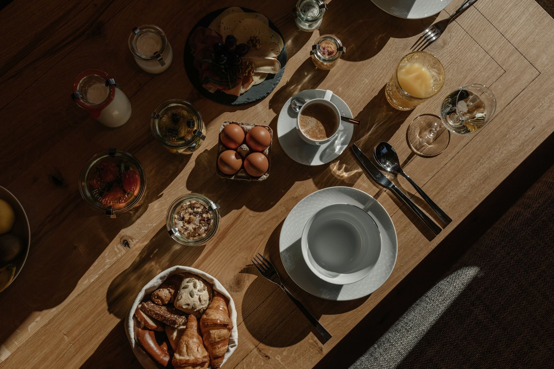 Hygna Chalets food