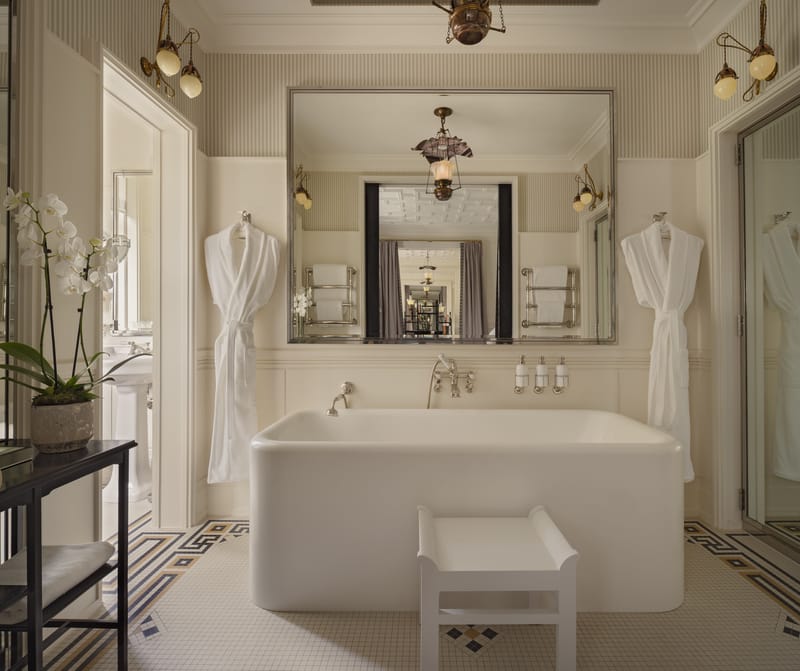 One Sloane bathroom overview