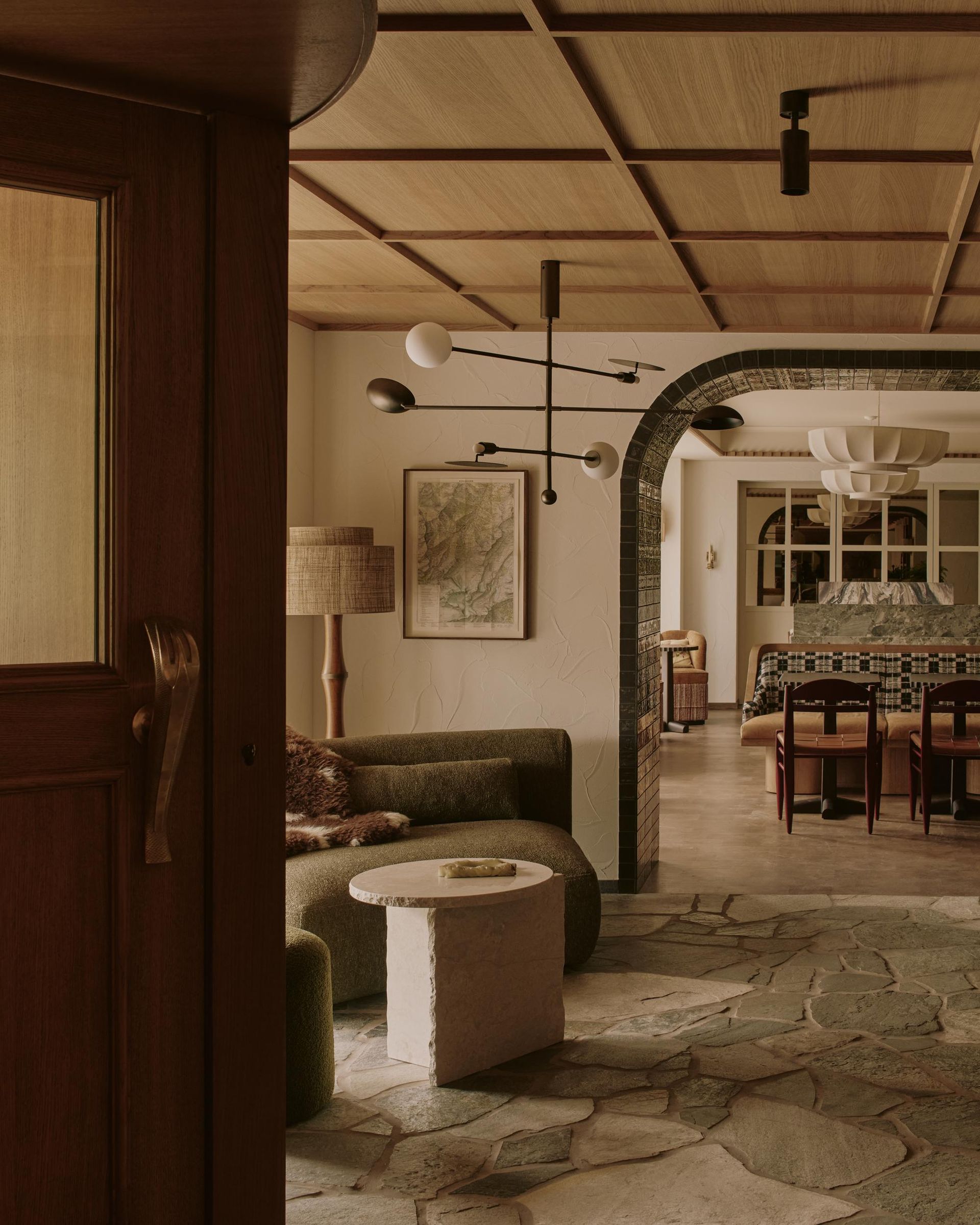 The Brecon interior details