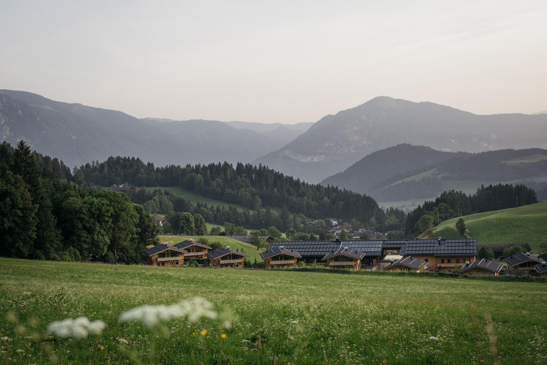 Hygna Chalets summer overview