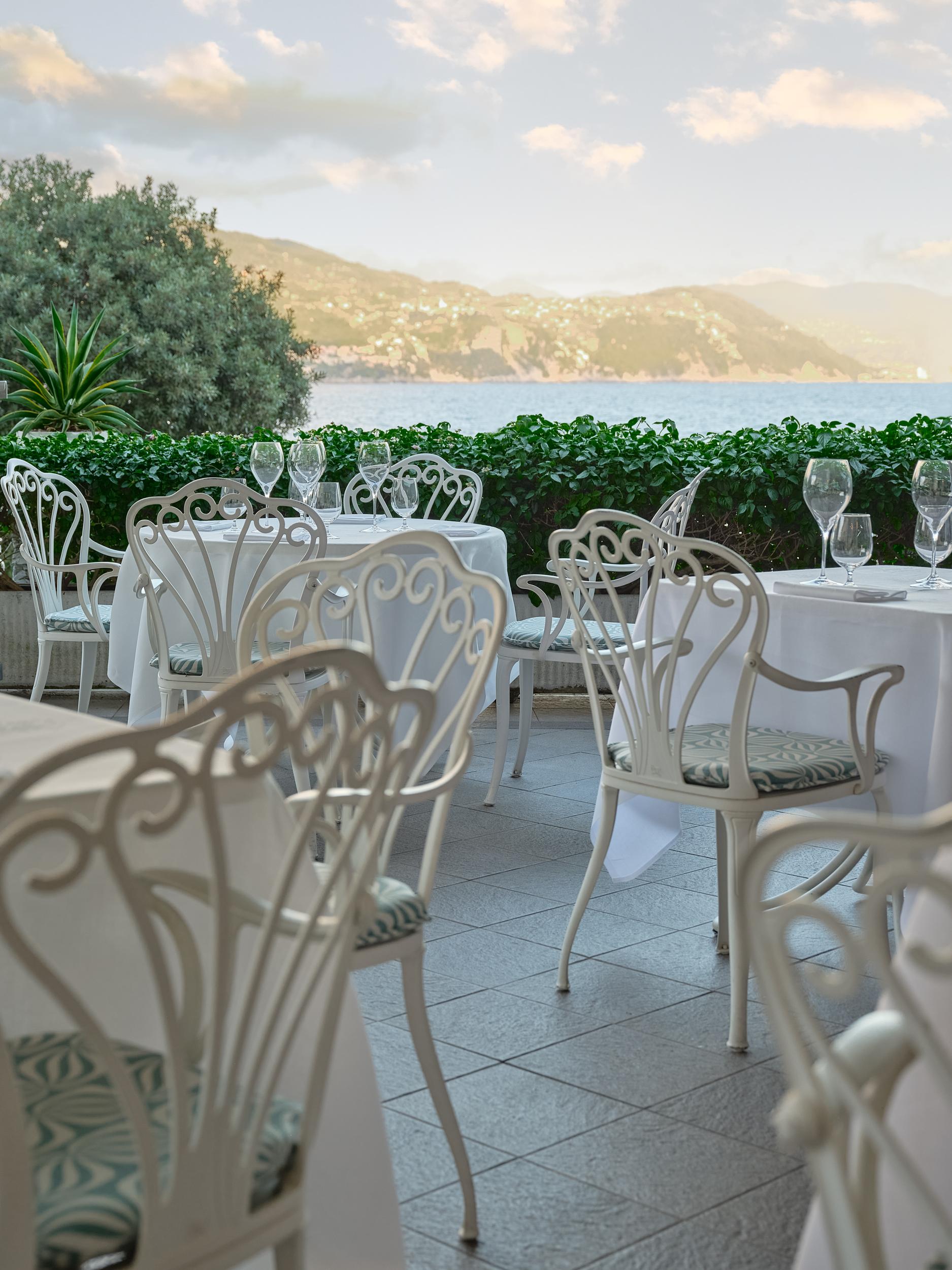 Grand Hotel Miramare restaurant terrace