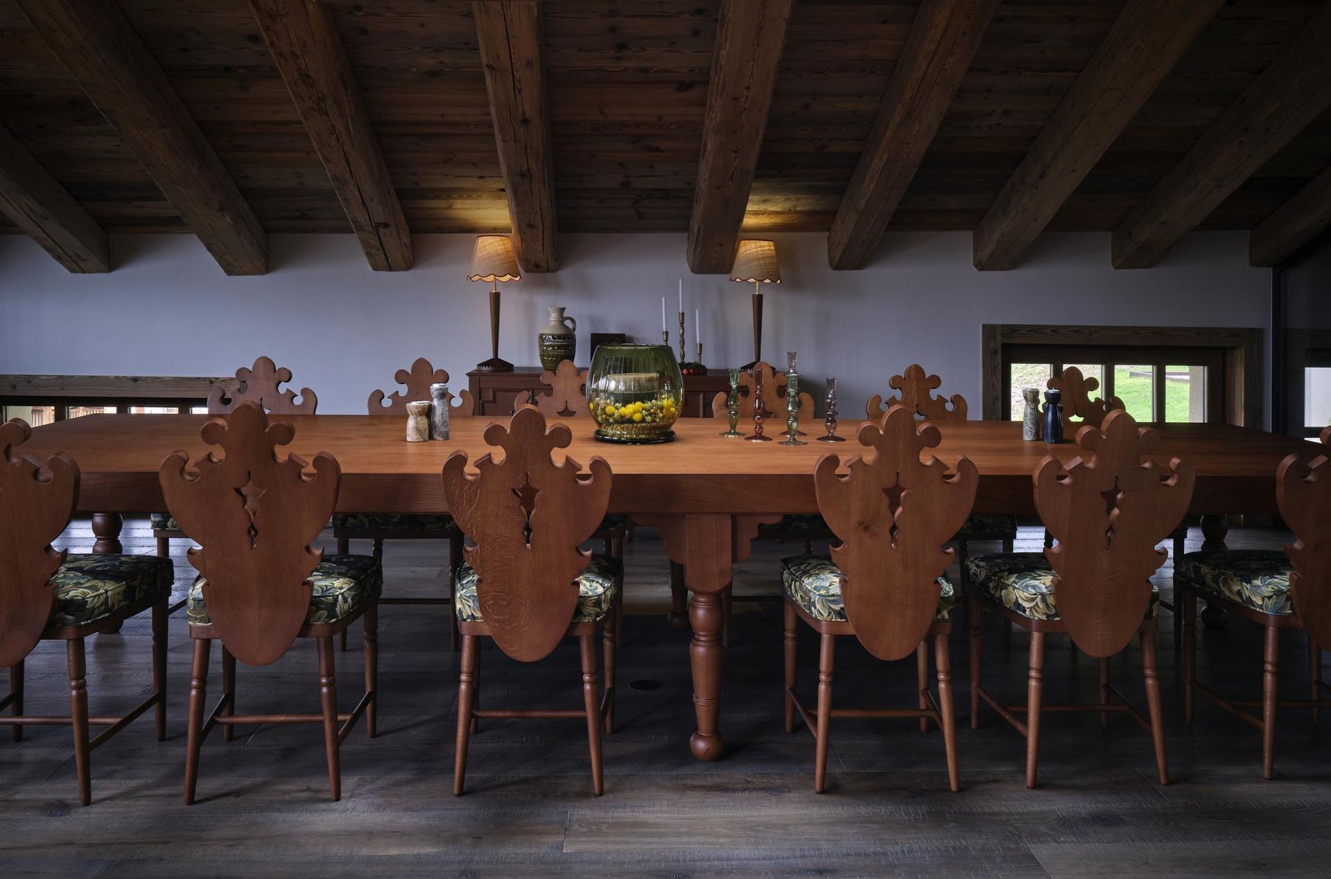 La ferme d'alpage dining area