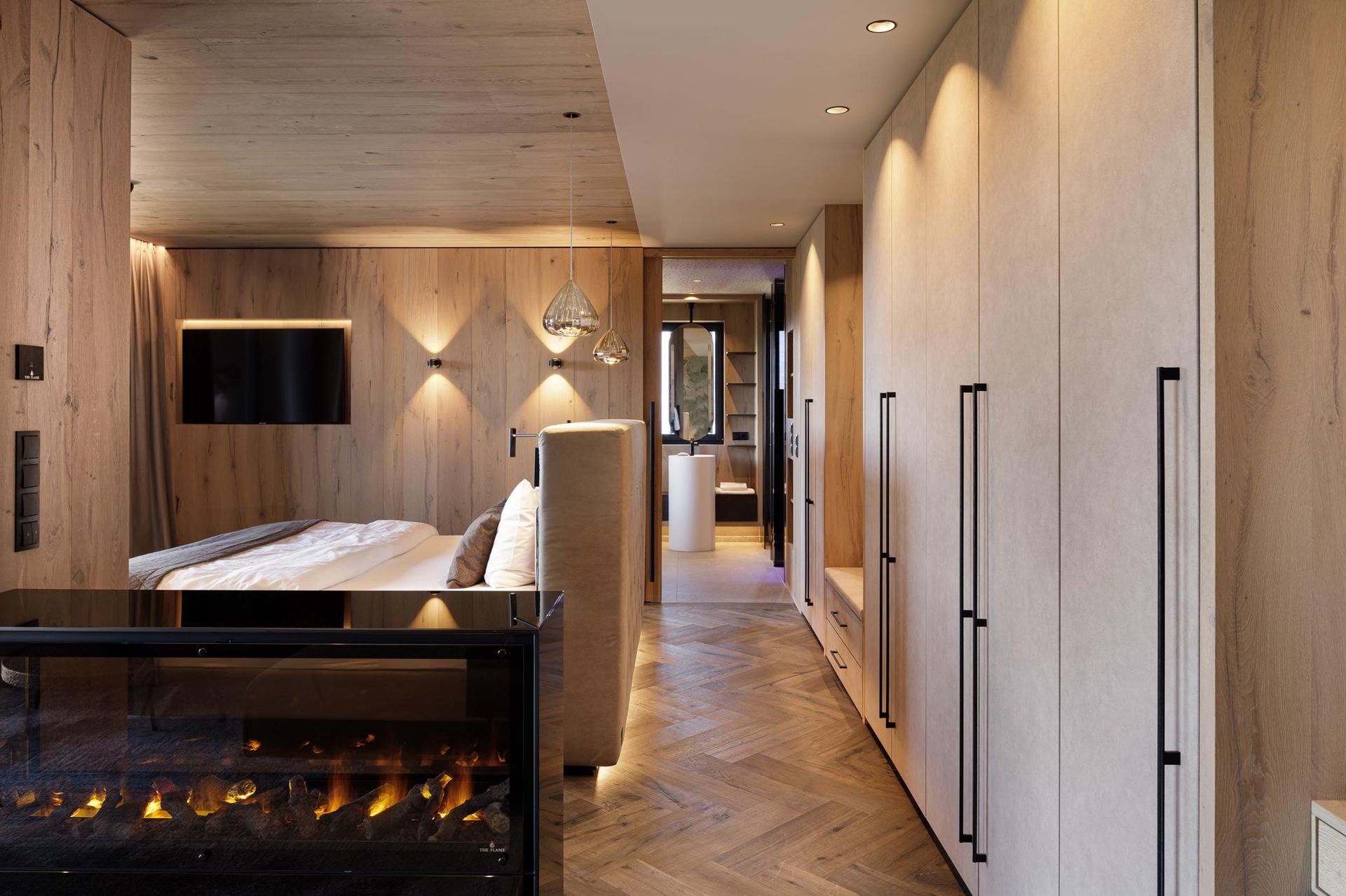 Chalet Mirabell_suite with private fireplace