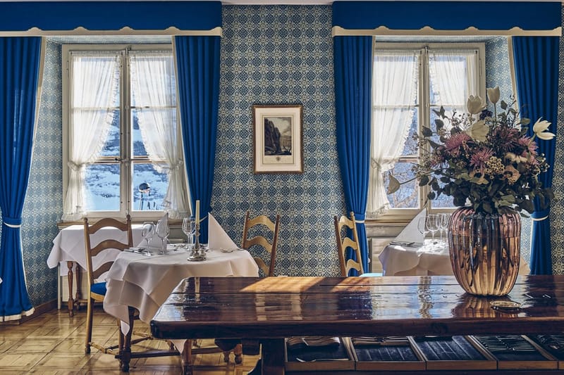 Wengernalp Hotel Dining Room. Jonathan Ducrest