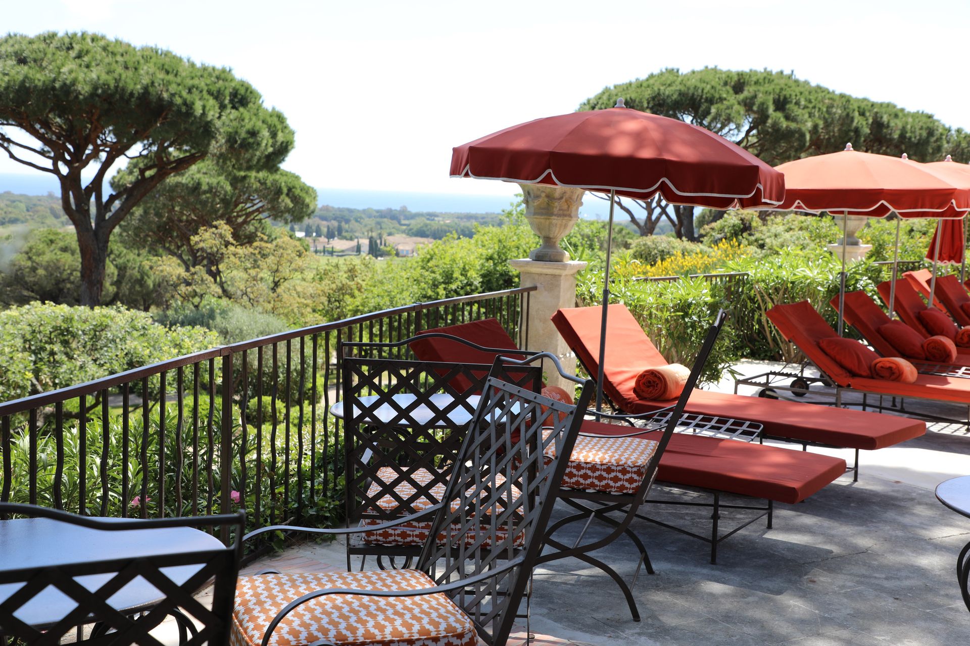 Villa Marie Saint-Tropez terrace