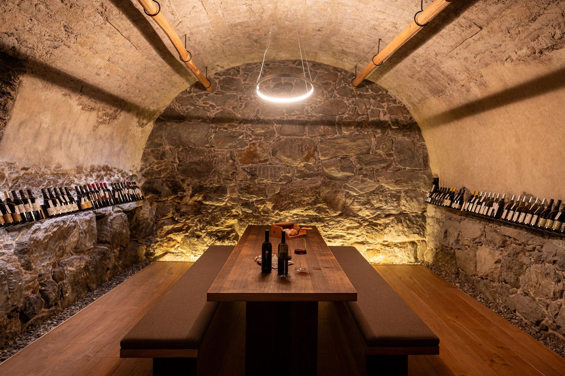 Pergola Residence_Patrick Schwienbacher_Cave Tasting Room Straight On