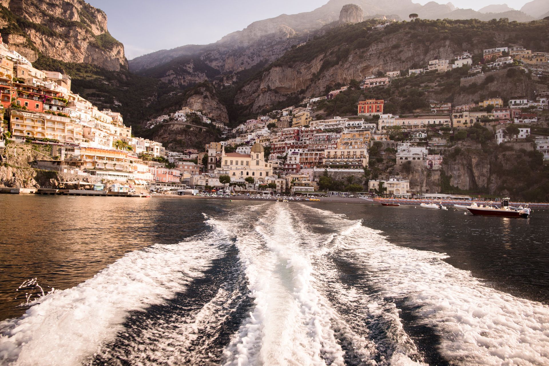 Le Sirenuse Positano from Boat