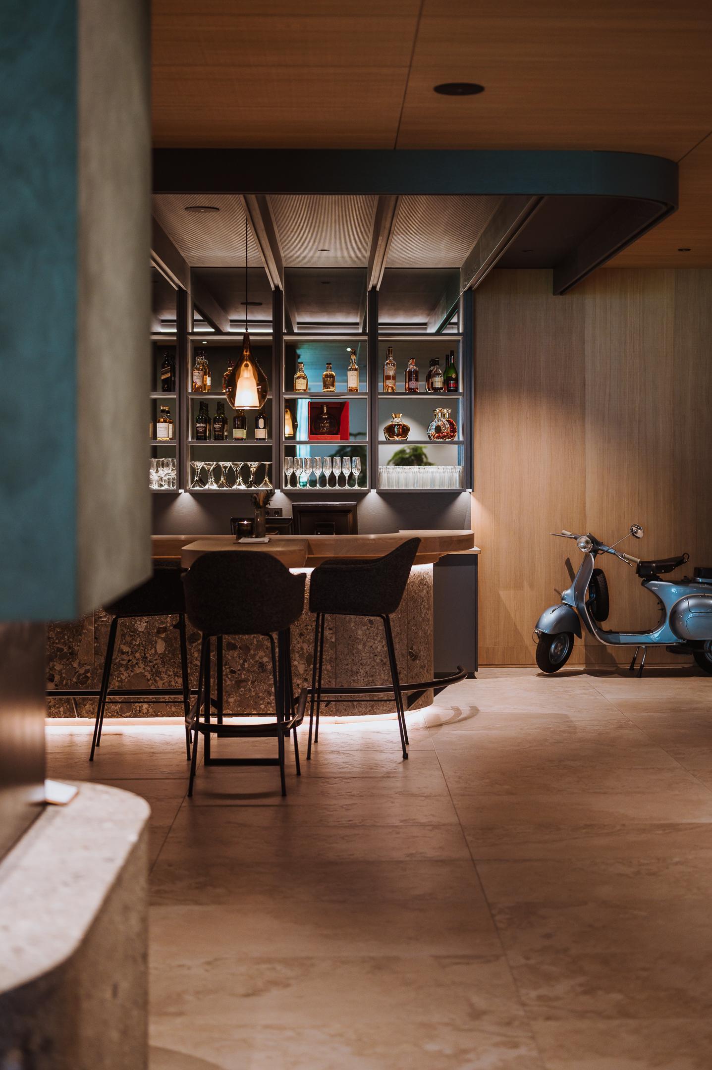 Nesslerhof bar with vespa
