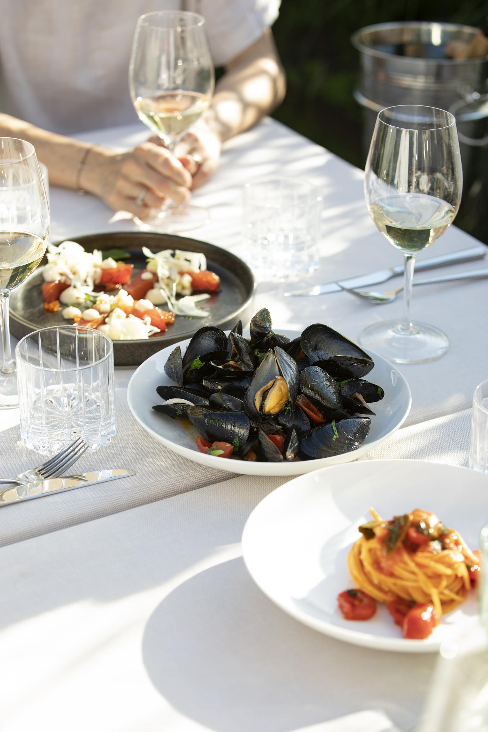 Magdalener Hof pasta with shellfish
