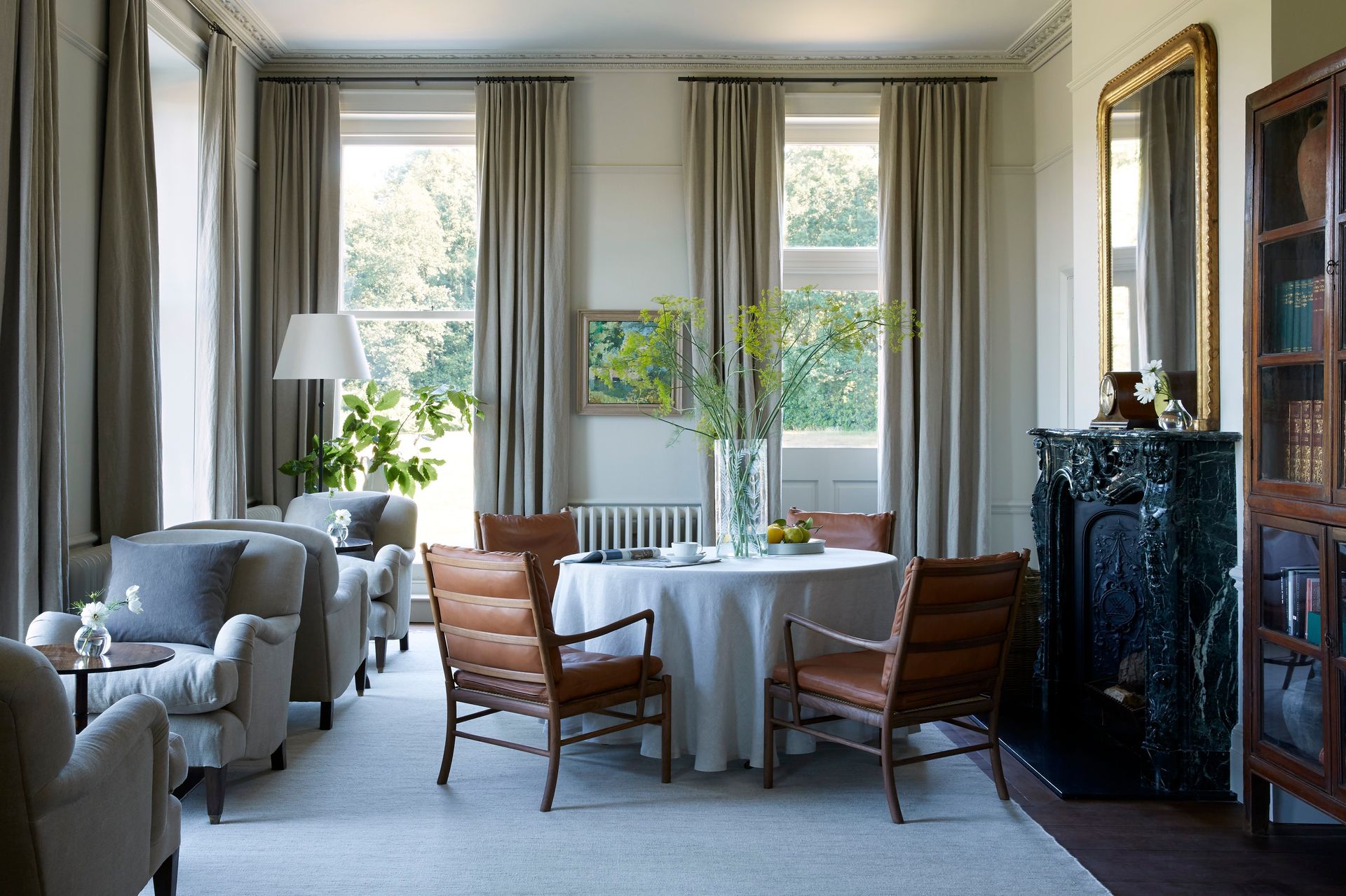 Heckfield Place morning room