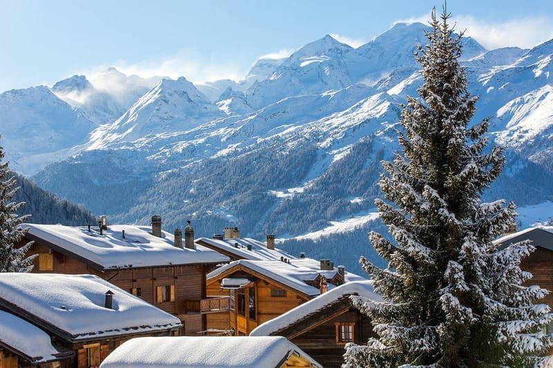 Zannier Le Chalet winter roof view