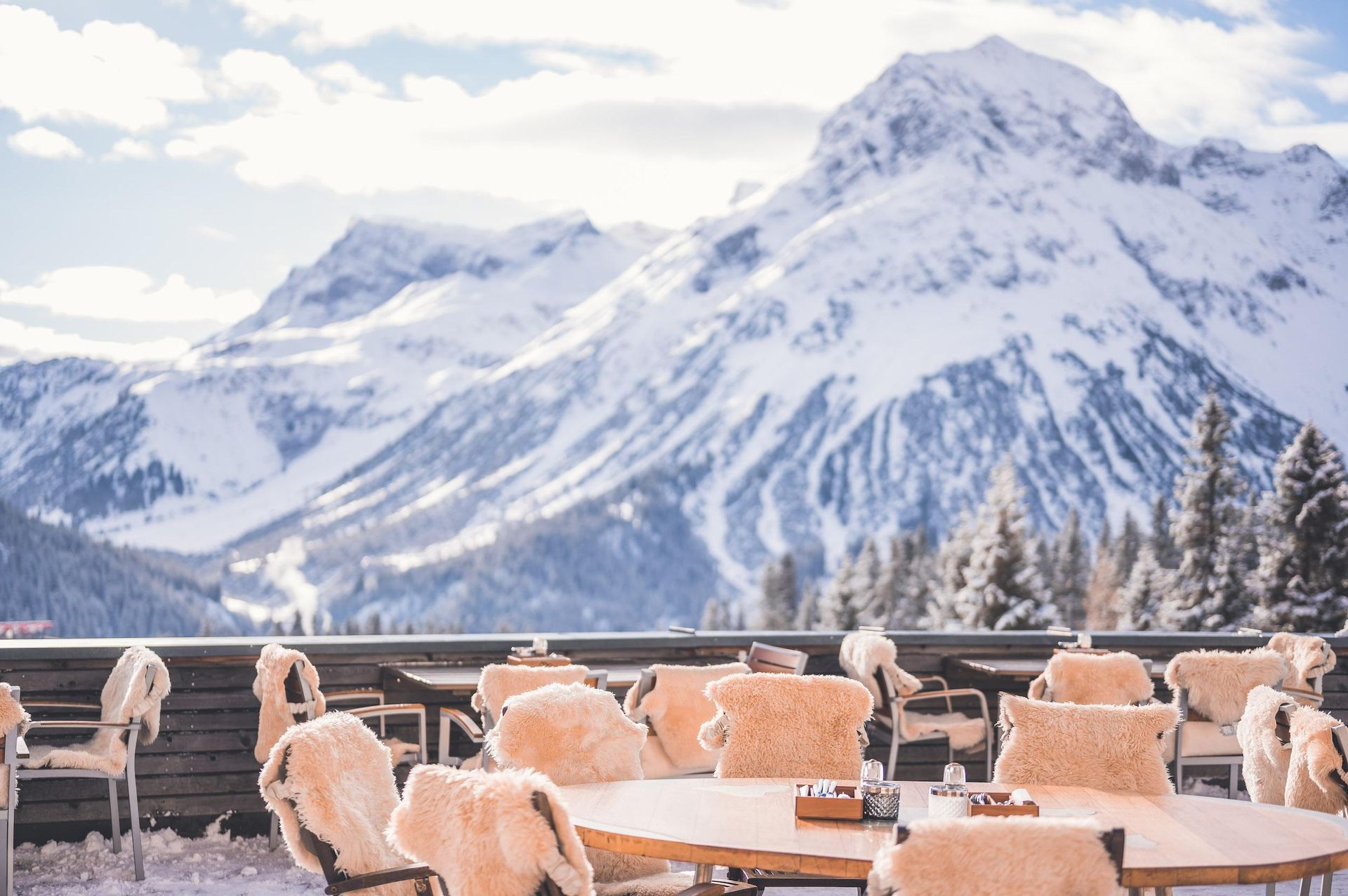 Goldener Berg new winter terrace