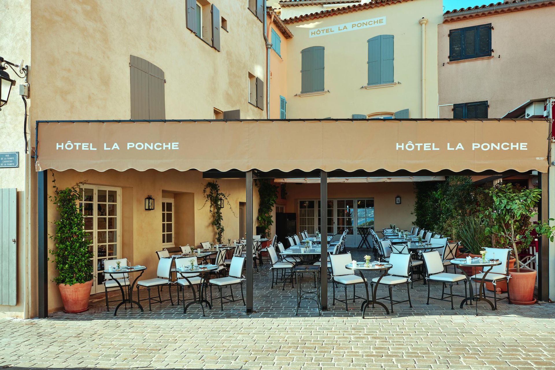 La Ponche terrace exterior