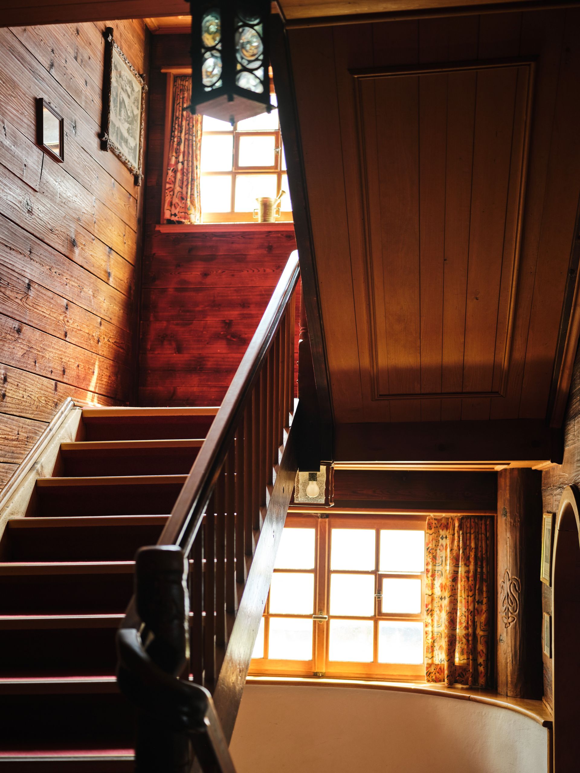 Chesa Grischuna staircase