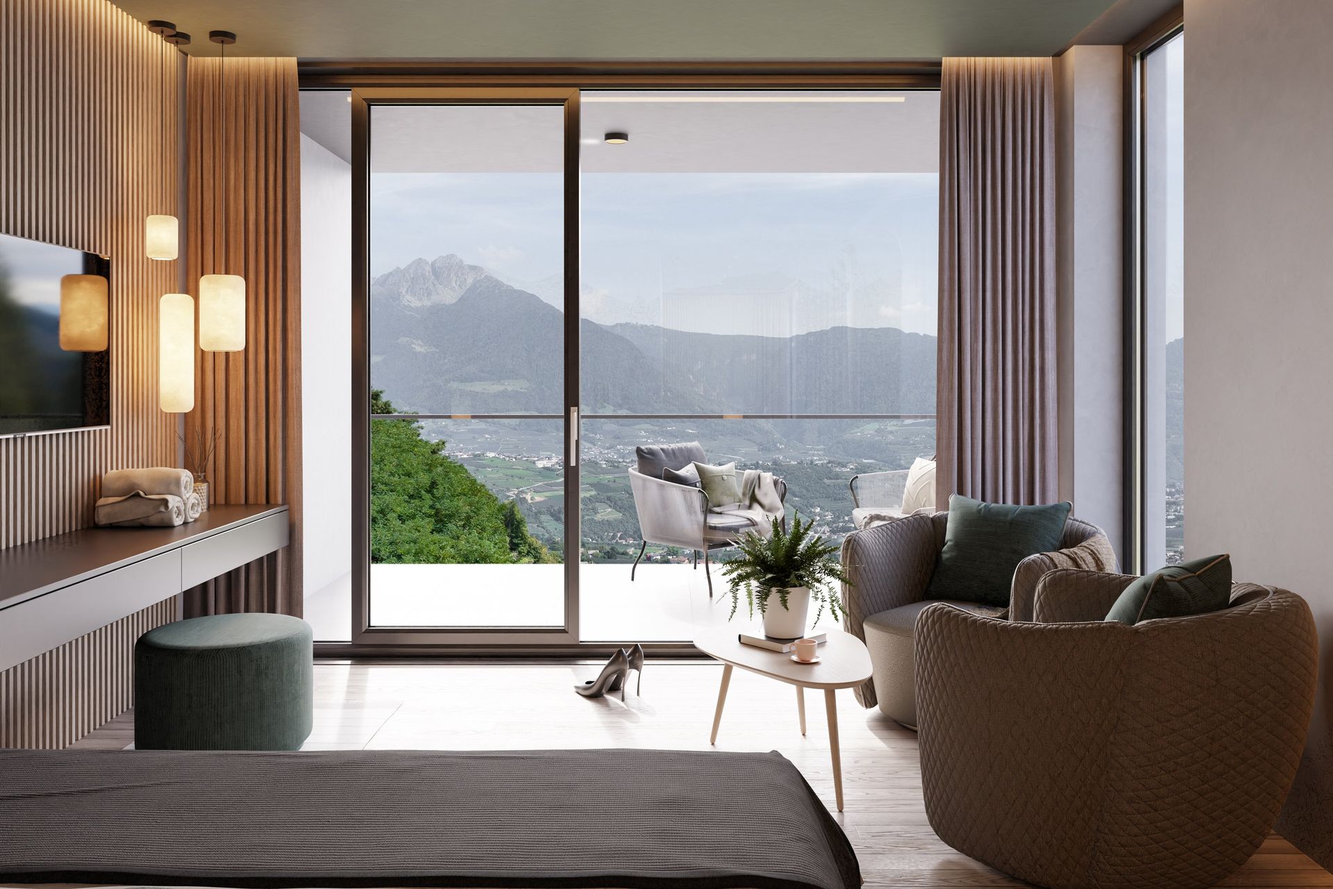 Hotel Avidea aqua spa suite view