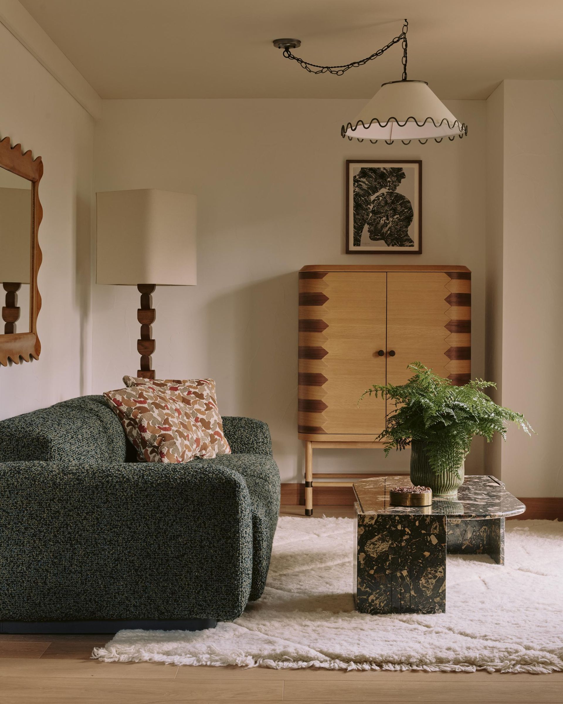 The Brecon living room