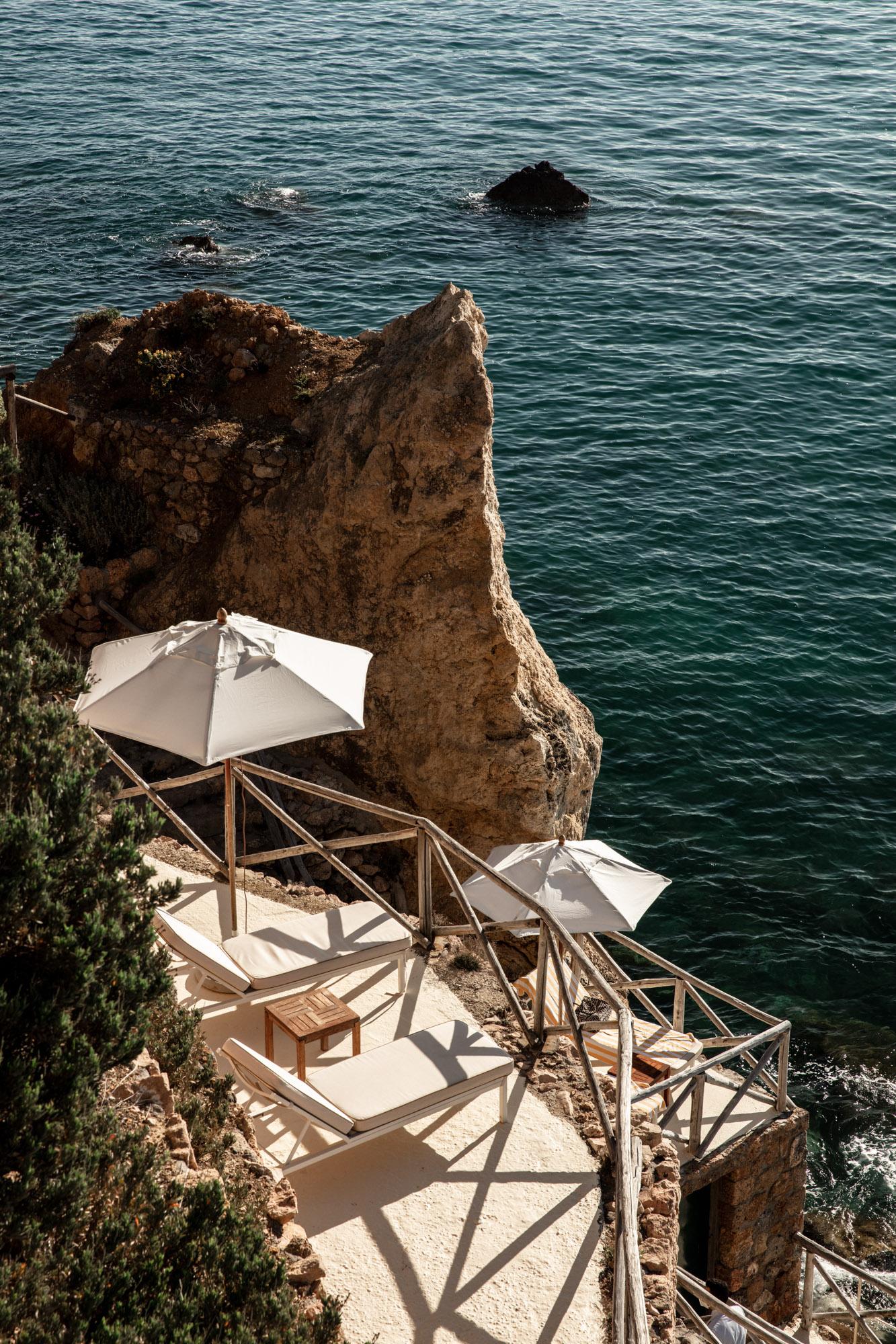 Hotel Il Pellicano beach club upperview