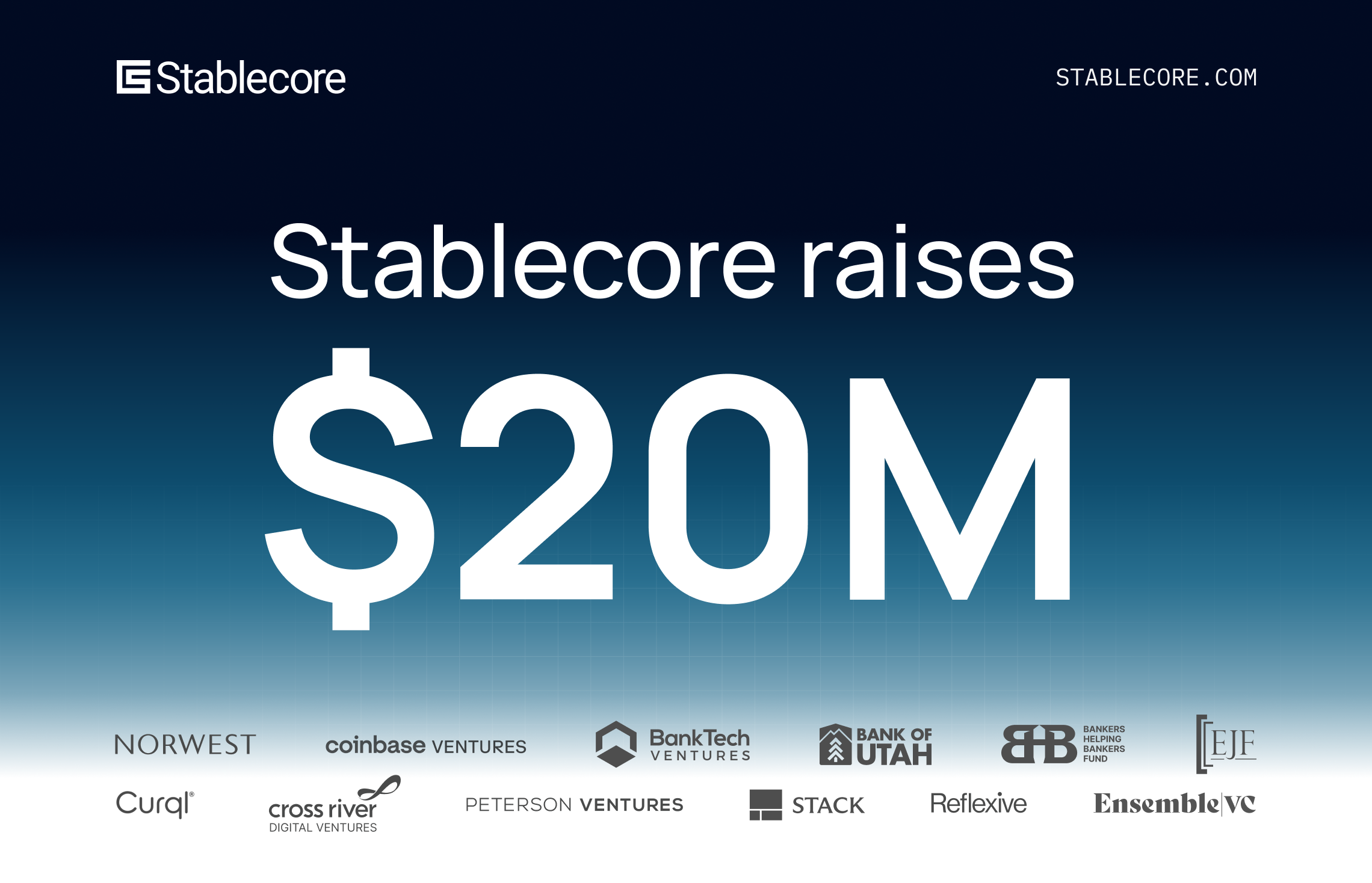 Stablecore raises $20M to power stablecoins and digital assets at regional and community banks and credit unions