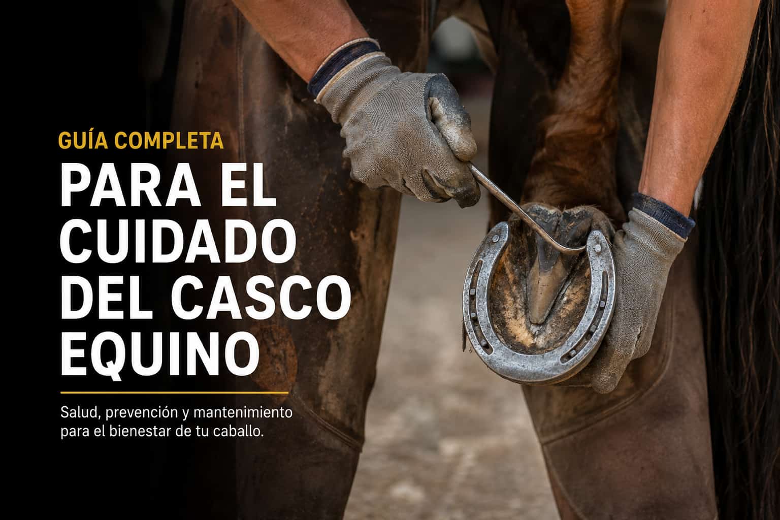 Guía completa para el cuidado del casco equino