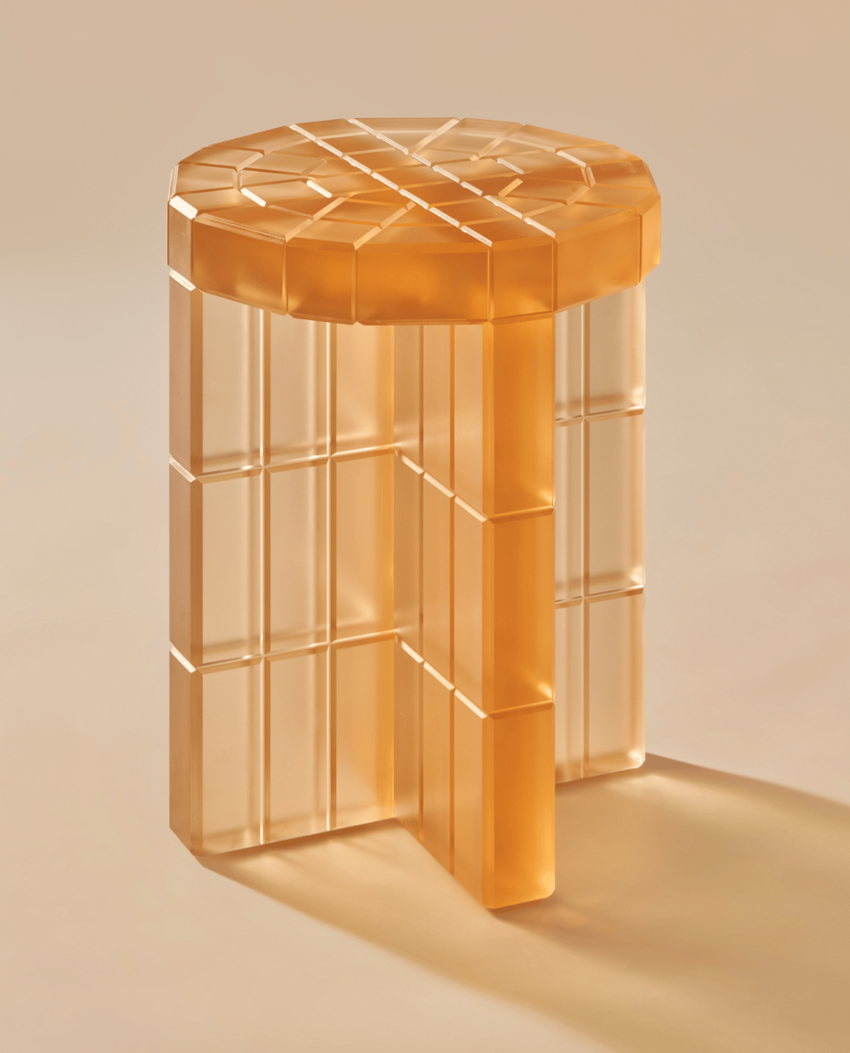 Metropolis Corner Stool, 2021, Laudris Gallée