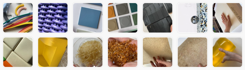 silicone, rubber flooring, TPV, sponge, foam furniture, bioplastic pellets, alginate sheet, gel pad