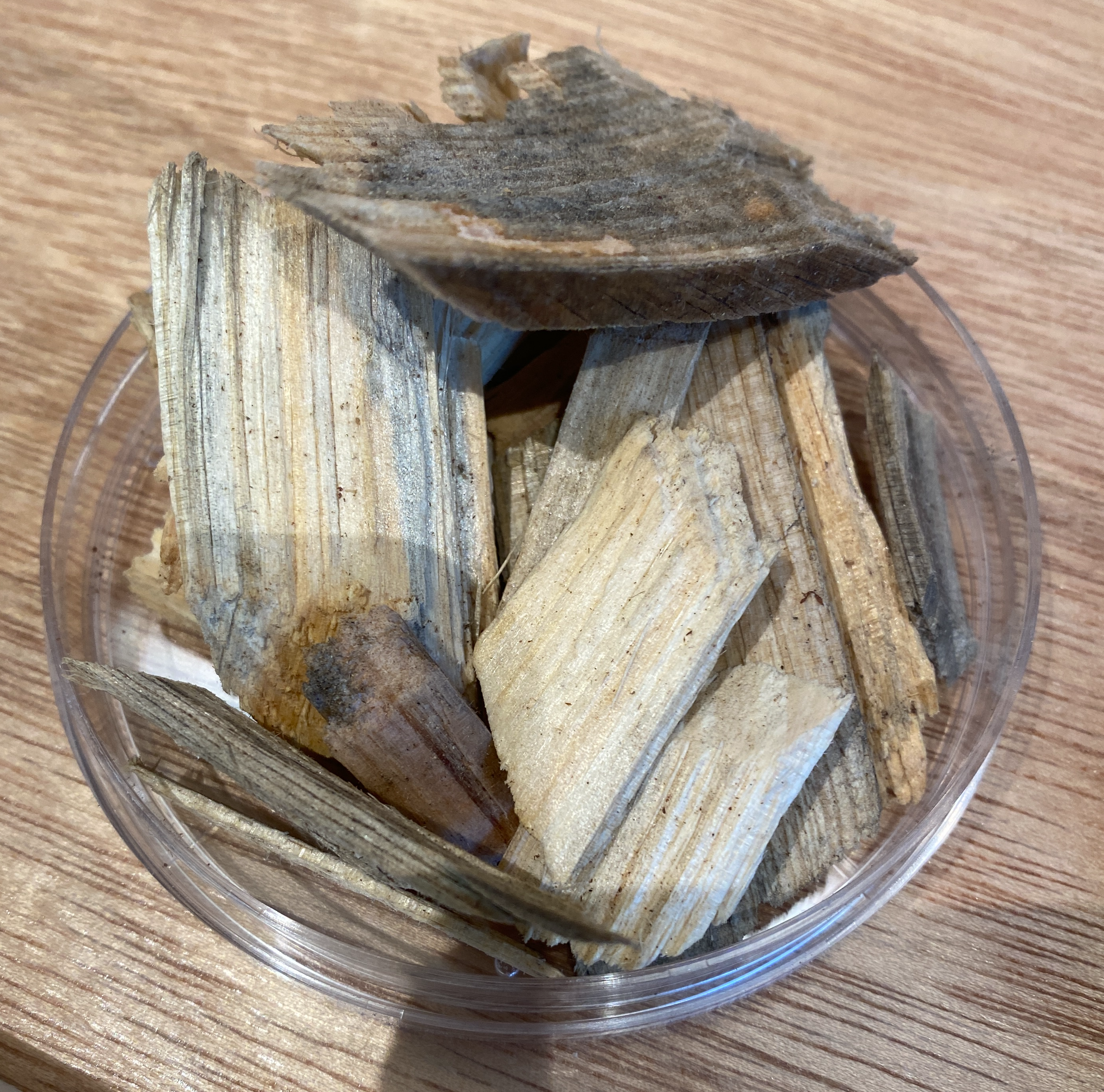 나무 바크 샘플들