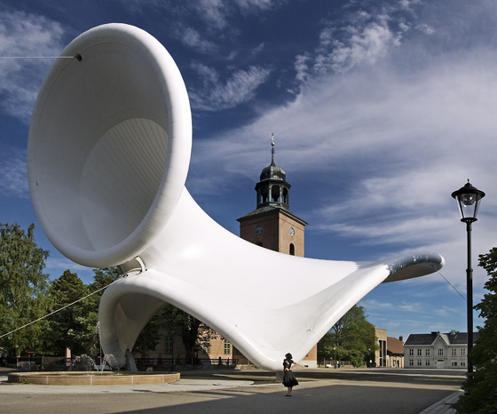 Tubaloon, Kongsberg Jazz Festival by Snøhetta | Image source: Snøhetta