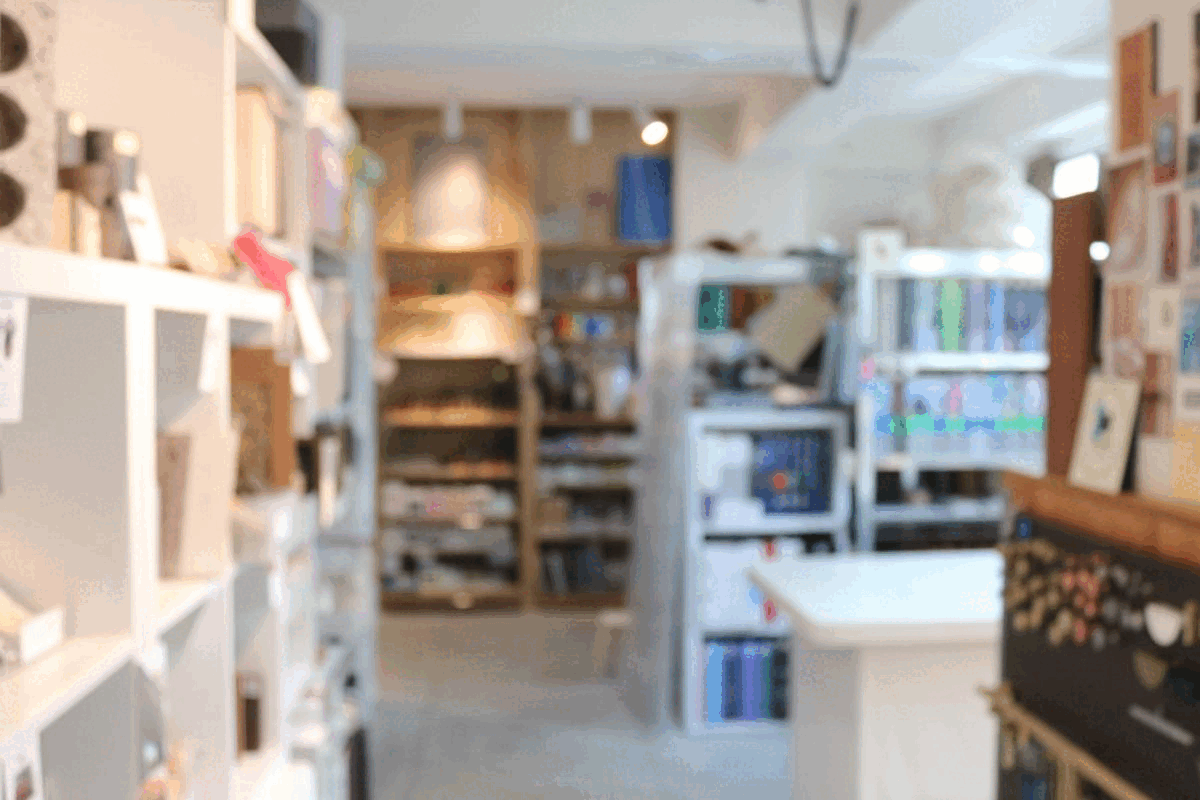 The way to the Acrylic Section