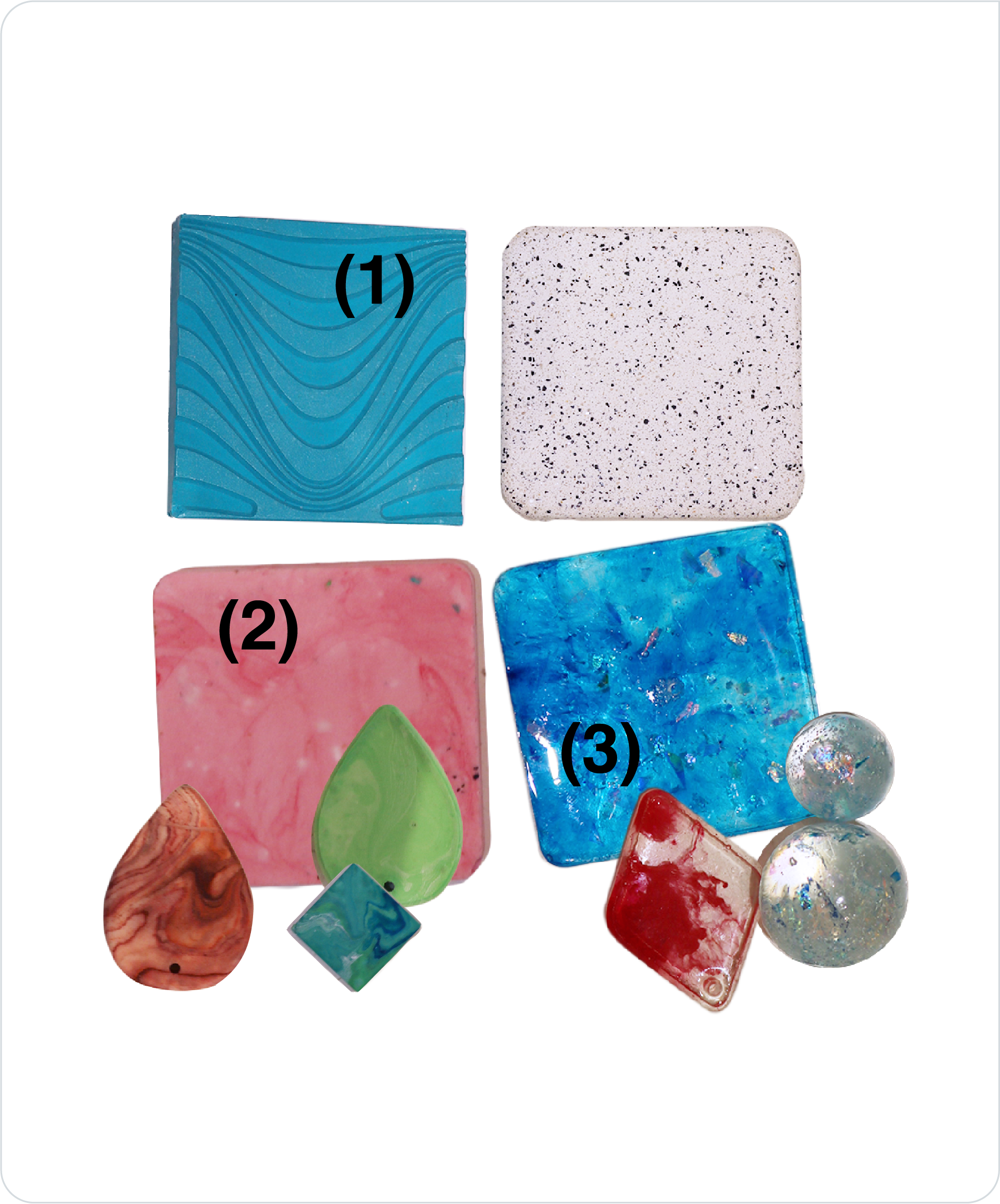 레진 캐스팅 샘플