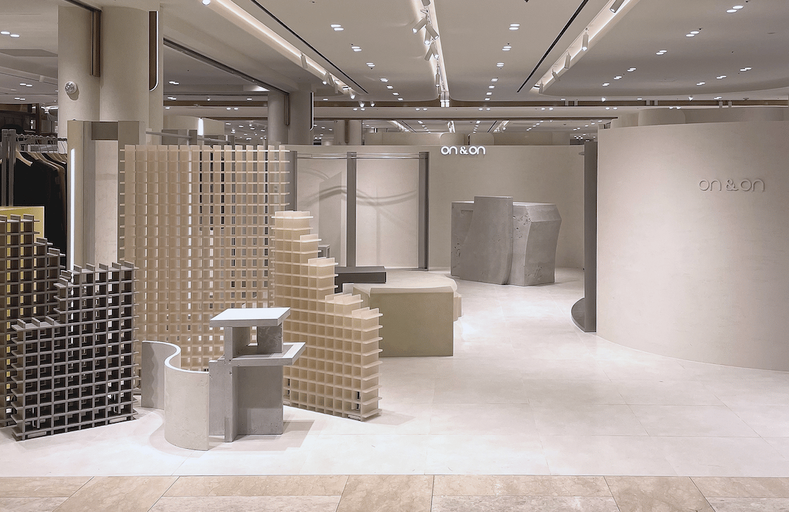 온앤온, 신세계백화점 강남점, 2022