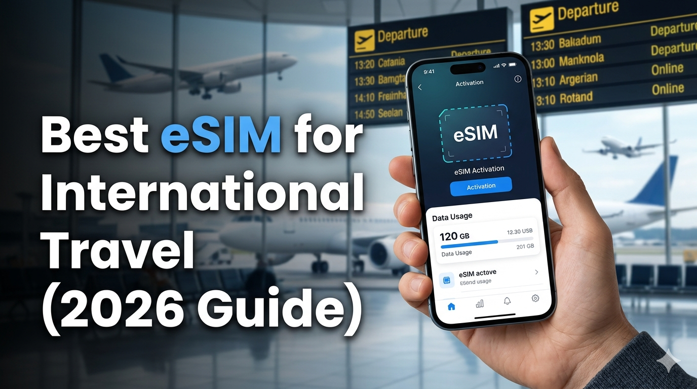 Melhor eSIM para Viagens Internacionais (Guia 2026)