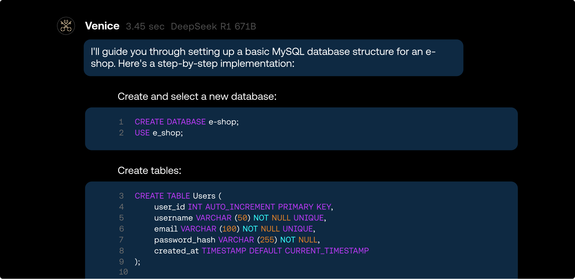 AI Code Generation | Venice