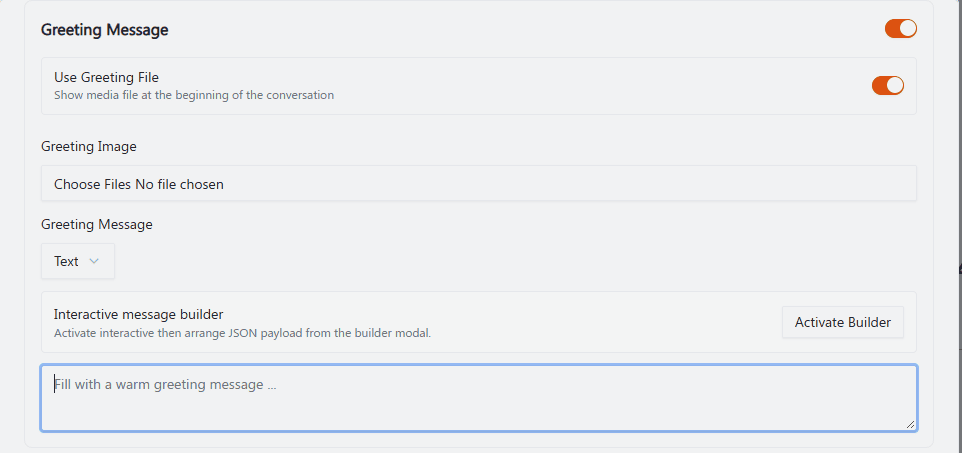 set-connection-greeting-message