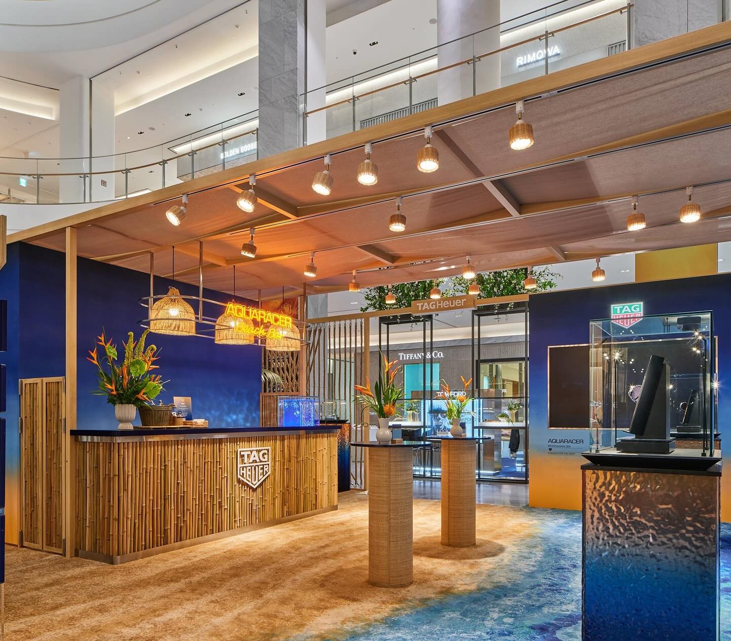 TAG HEUER Aqua Racer Pop-up, Design by Indtale (사진출처: indtale_official)