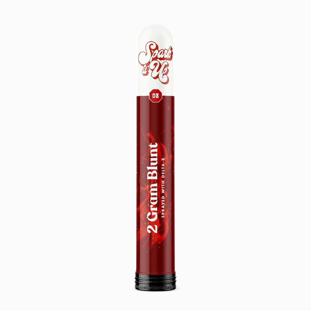 A tube of a joint container on a white background