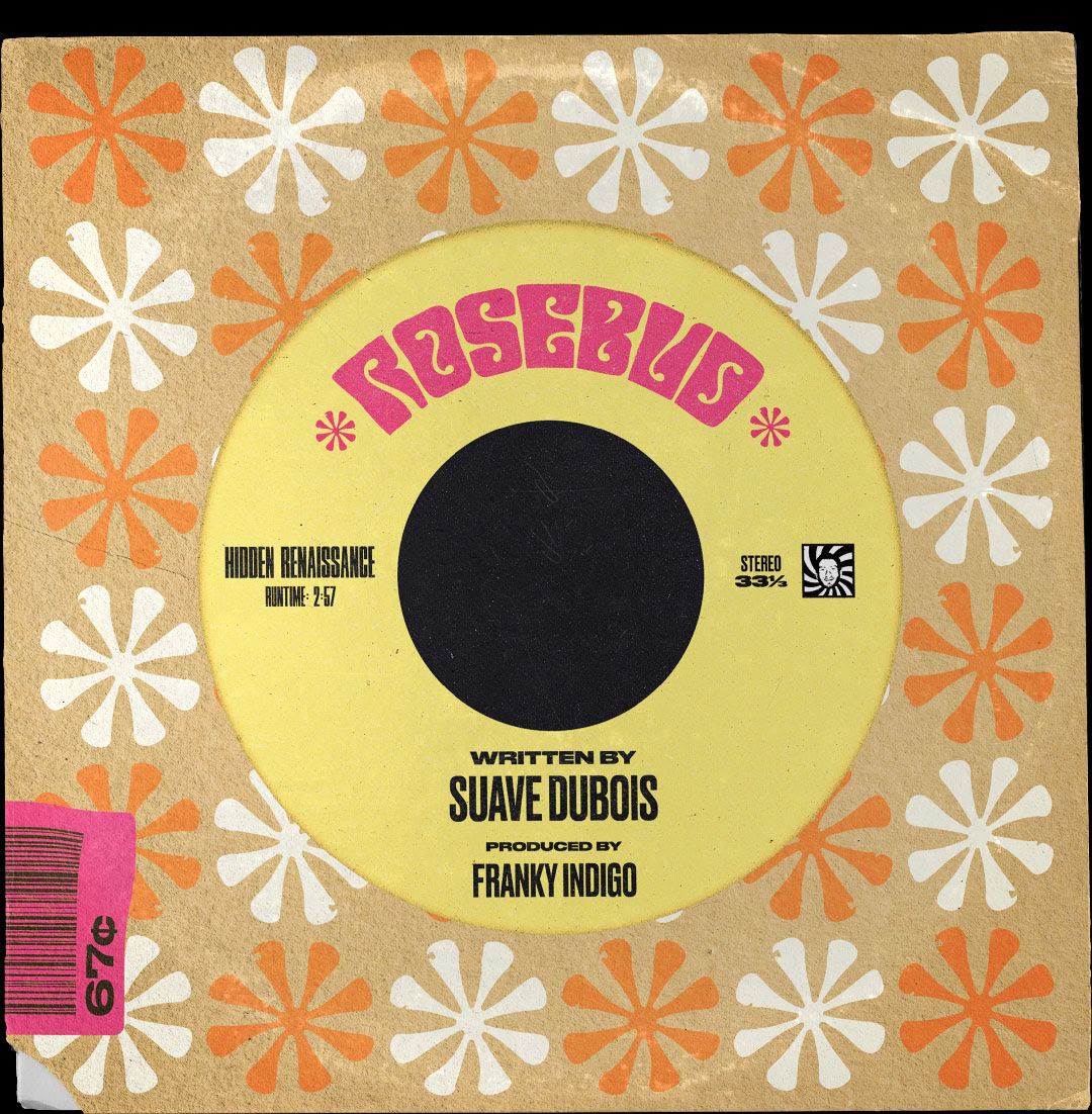 A yellow and black label on a yellow and white record