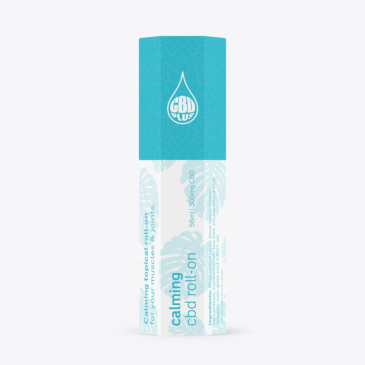 A tube of deodorant on a white background