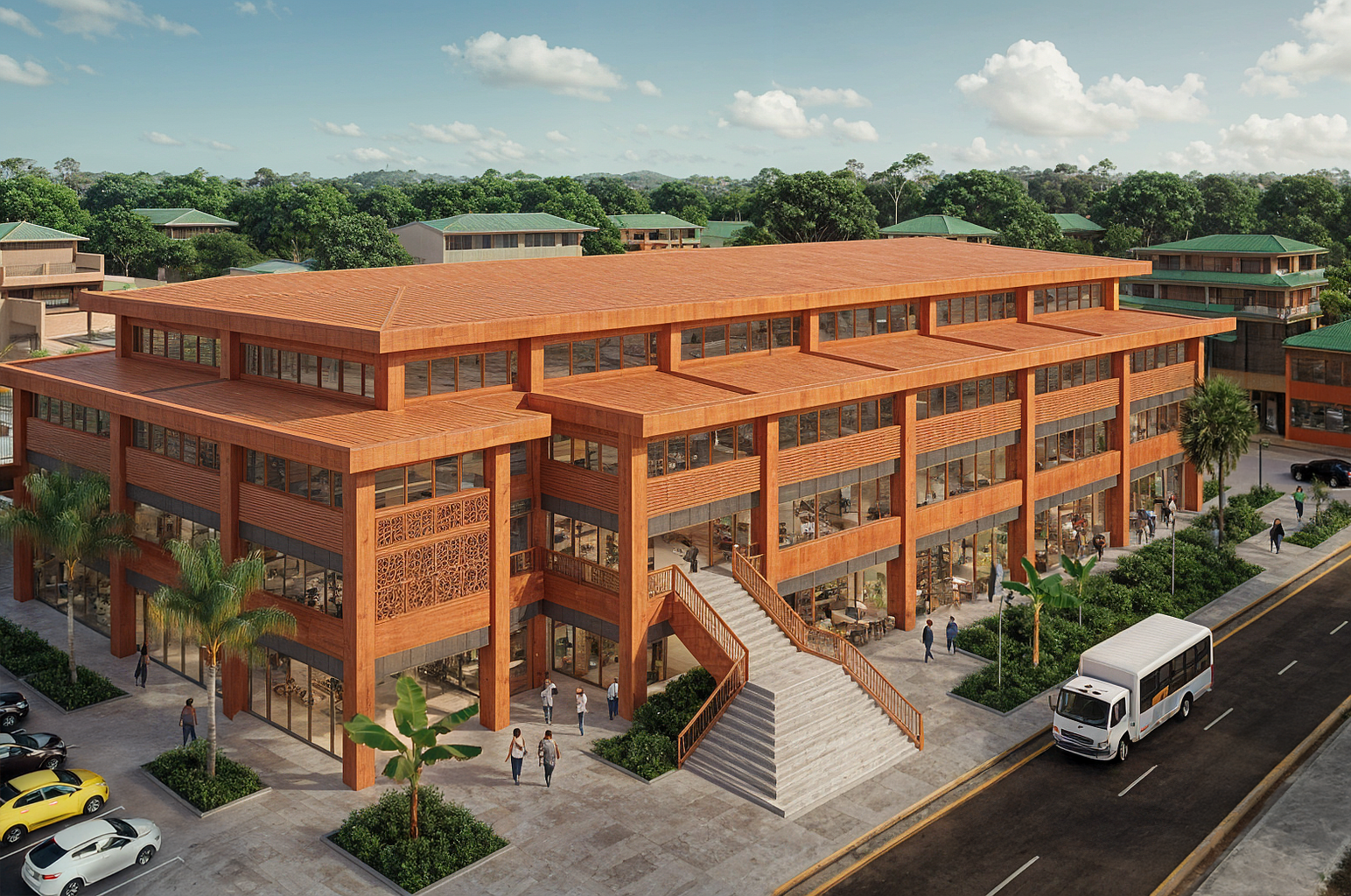 Architectural design visual