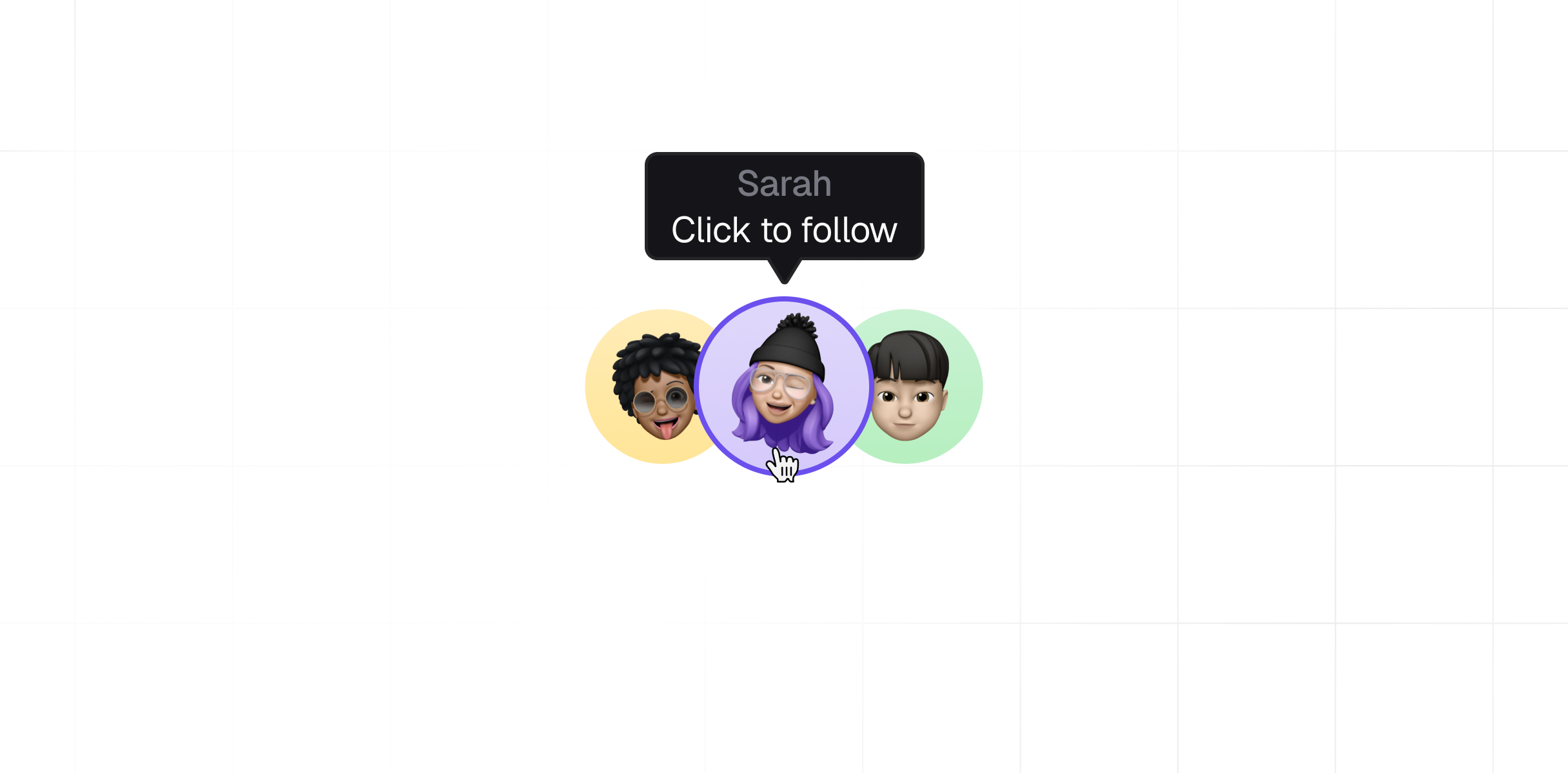 A group of people with speech bubbles above them