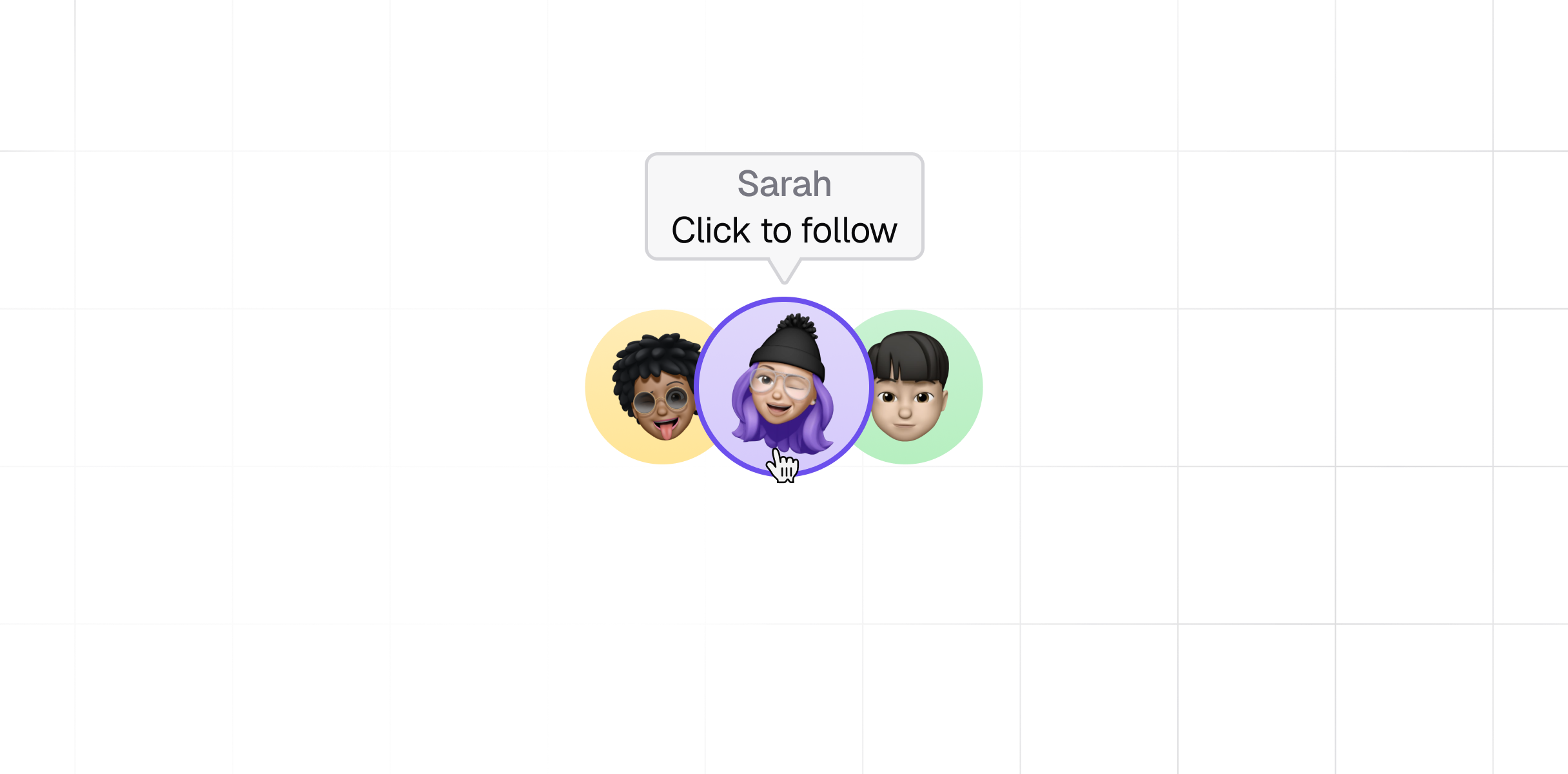 A group of people with speech bubbles above them showing collaboration features