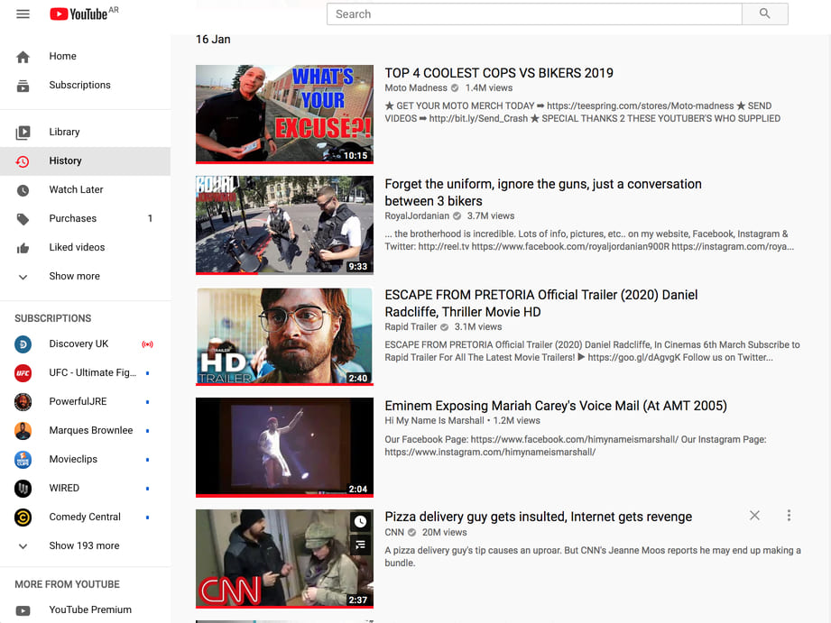 Youtube Procrasination.